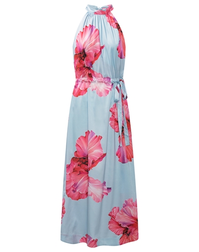 Karmamia Copenhagen - Layla Kjole - Fuchsia Maxi Flower